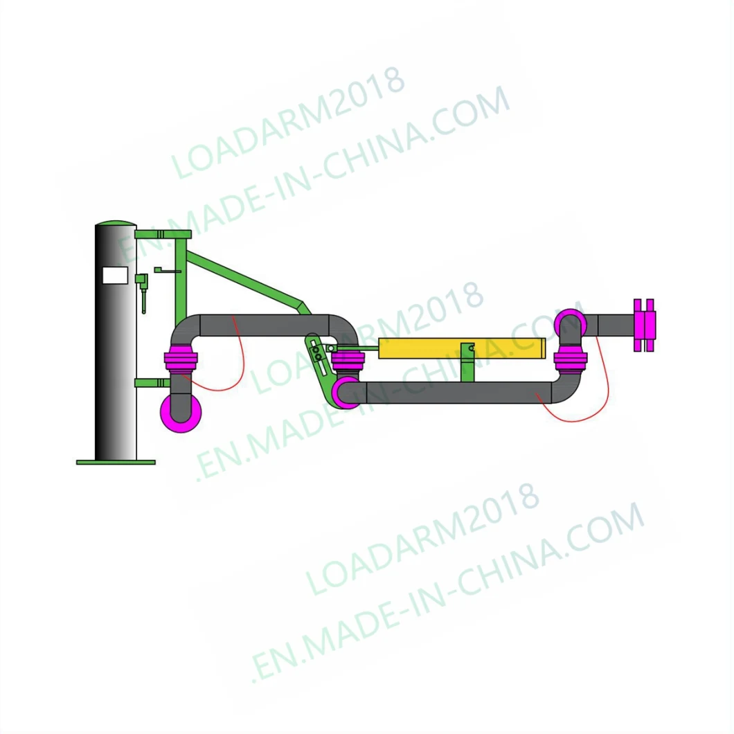 Petrochemical Equipment Al2503 Bottom Loading Arm