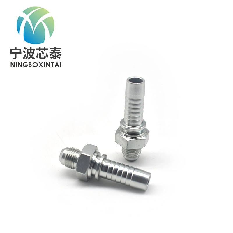 Carbon Steel Material and Hose Connection Application Hydraulic Nut Fittings One Piece Fittings Hydraulic Swivel Elbow Coupling Elbow Swivel Dk